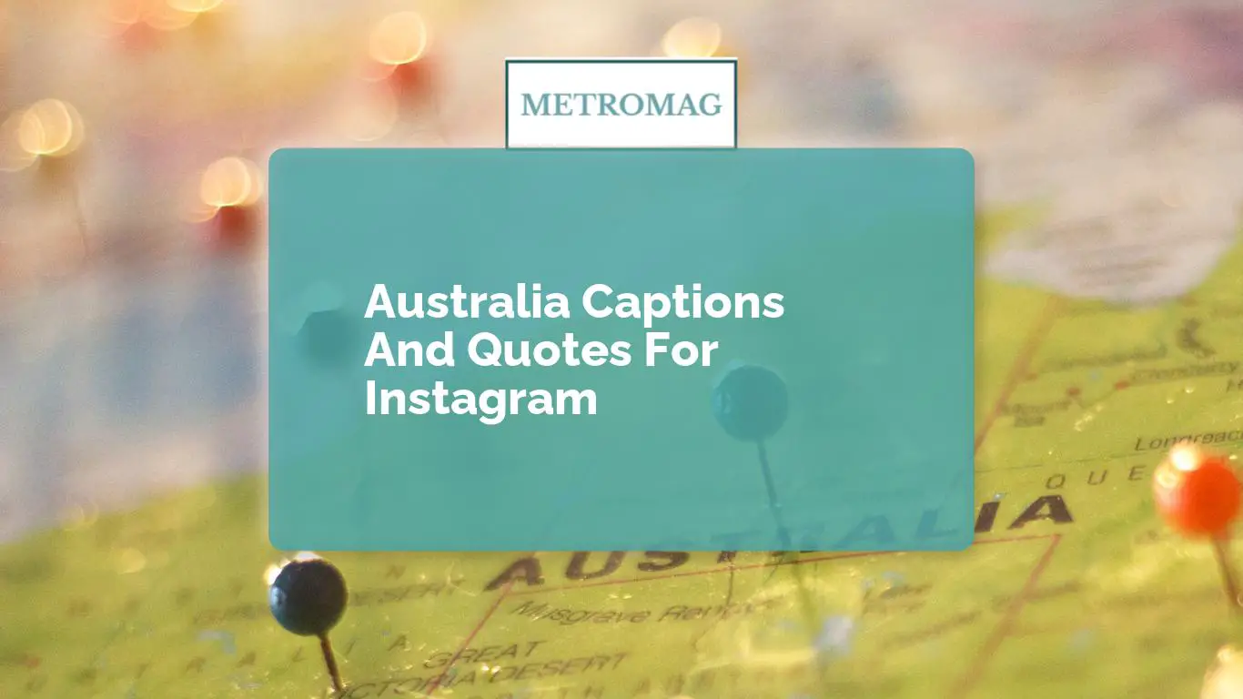 Australia Captions And Quotes For Instagram