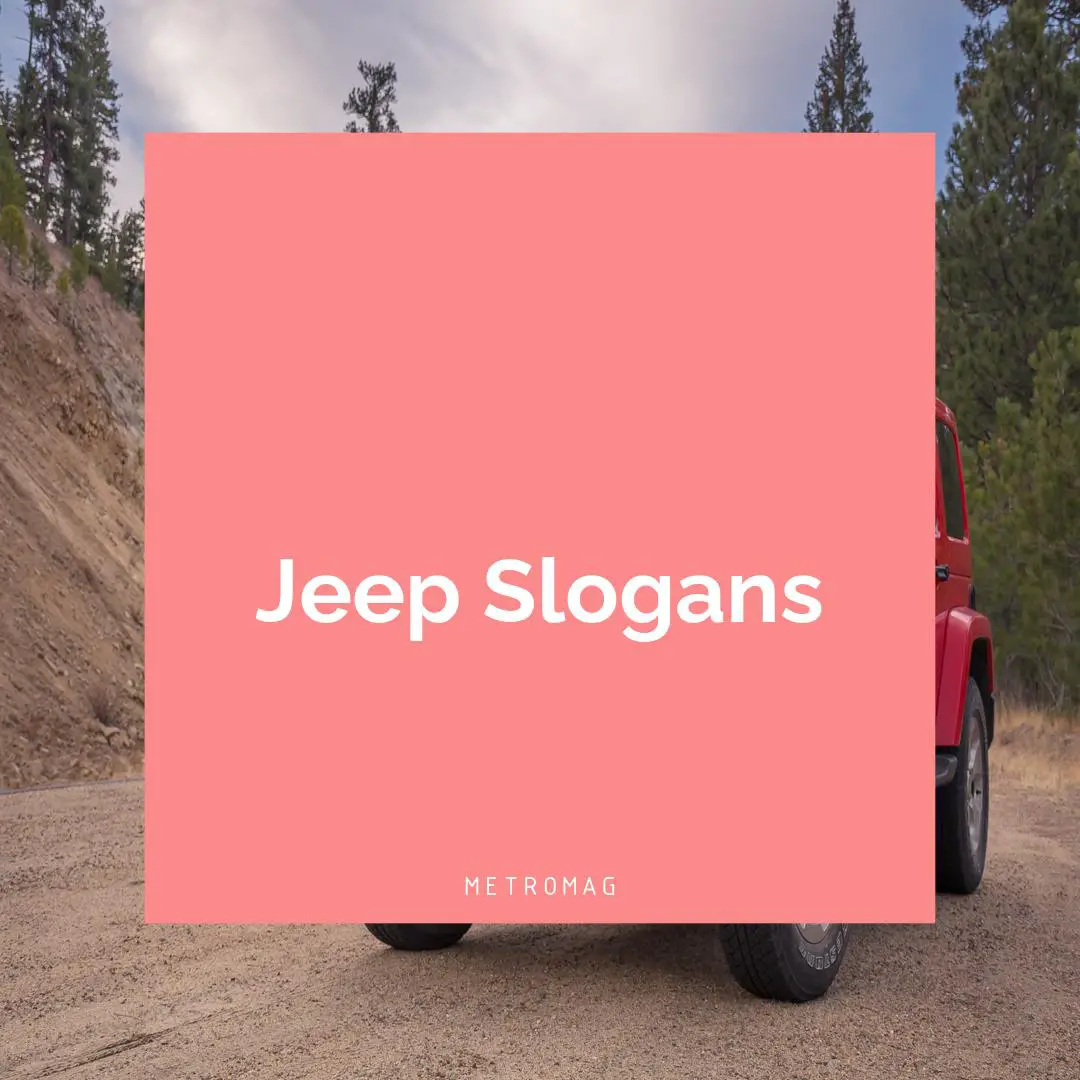 Jeep Slogans