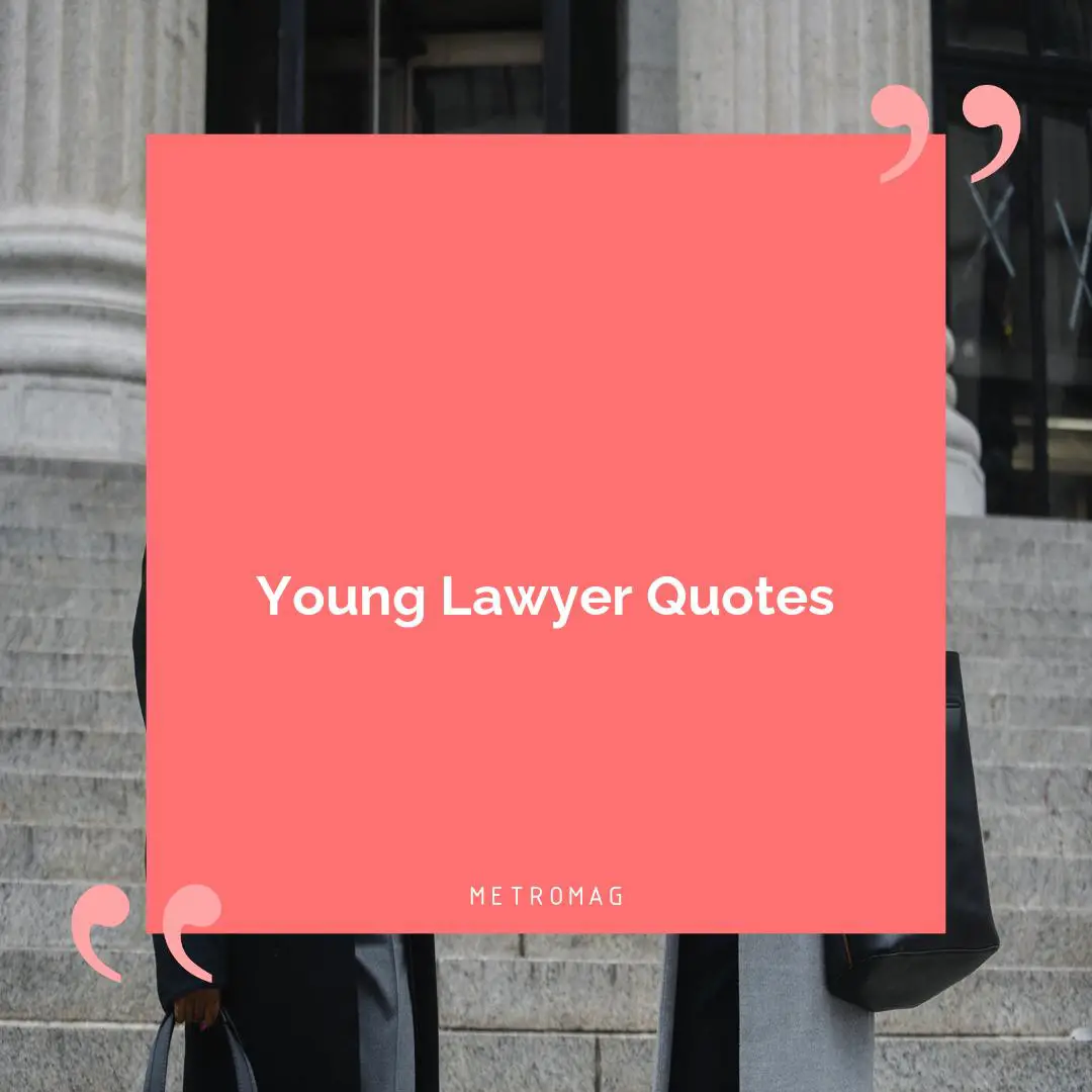 Young Lawyer Quotes