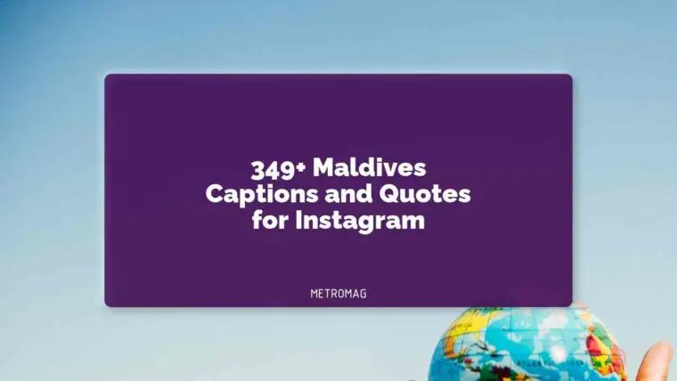 349+ Maldives Captions and Quotes for Instagram
