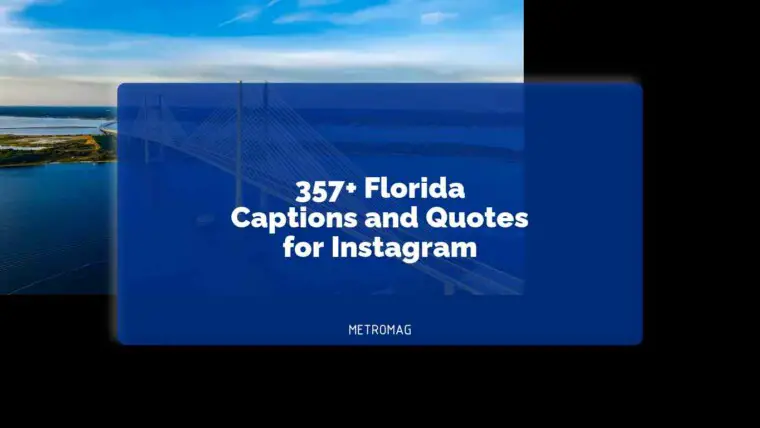 357+ Florida Captions and Quotes for Instagram