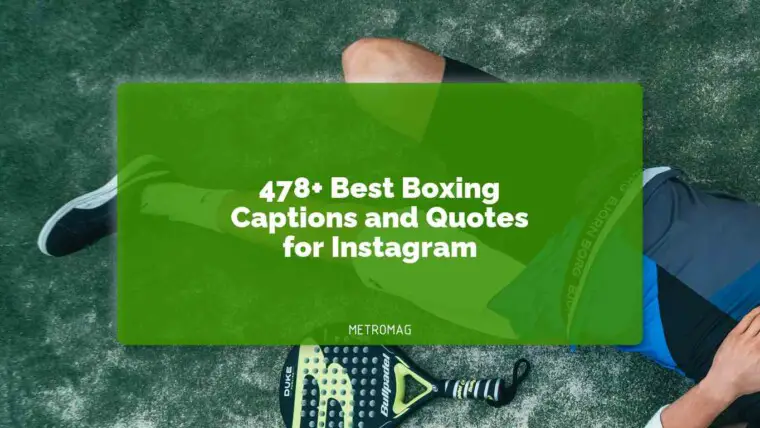 478+ Best Boxing Captions and Quotes for Instagram
