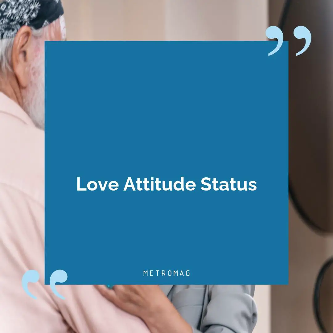 Love Attitude Status
