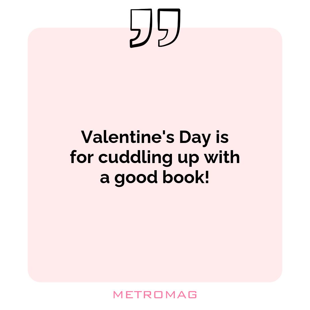 Valentine's Day is for cuddling up with a good book!