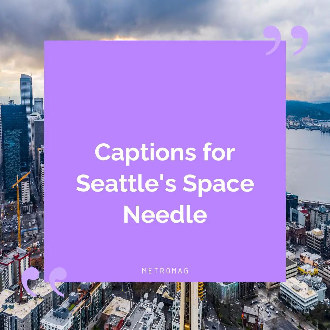 Captions for Seattle's Space Needle