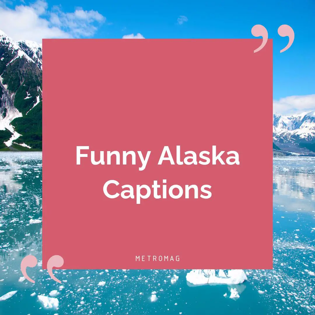 Funny Alaska Captions