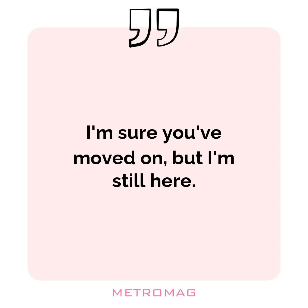 I'm sure you've moved on, but I'm still here.