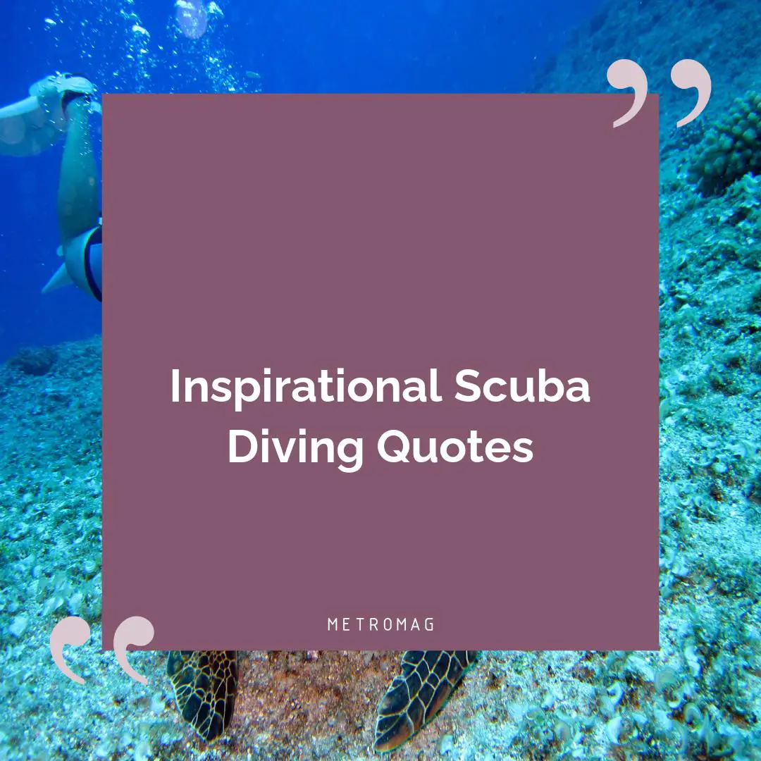 Inspirational Scuba Diving Quotes