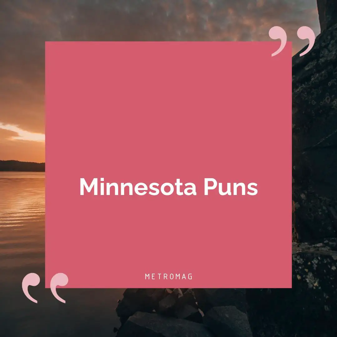 Minnesota Puns