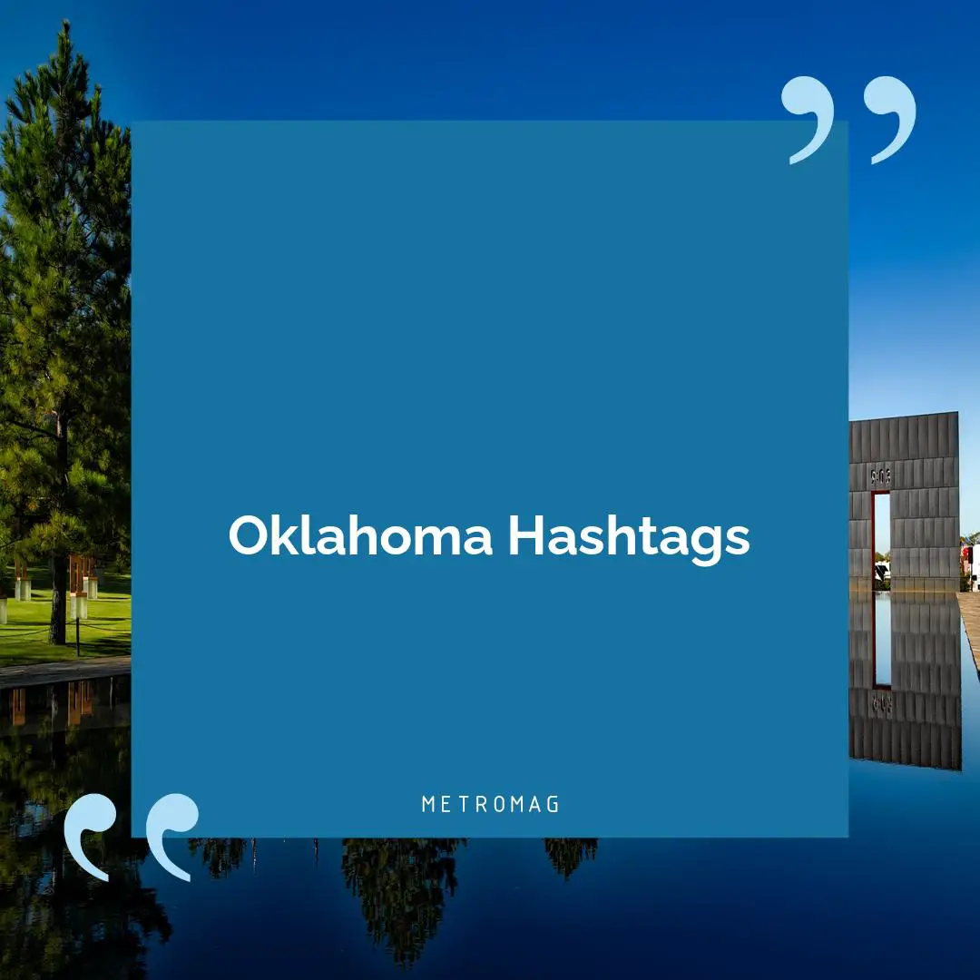 Oklahoma Hashtags