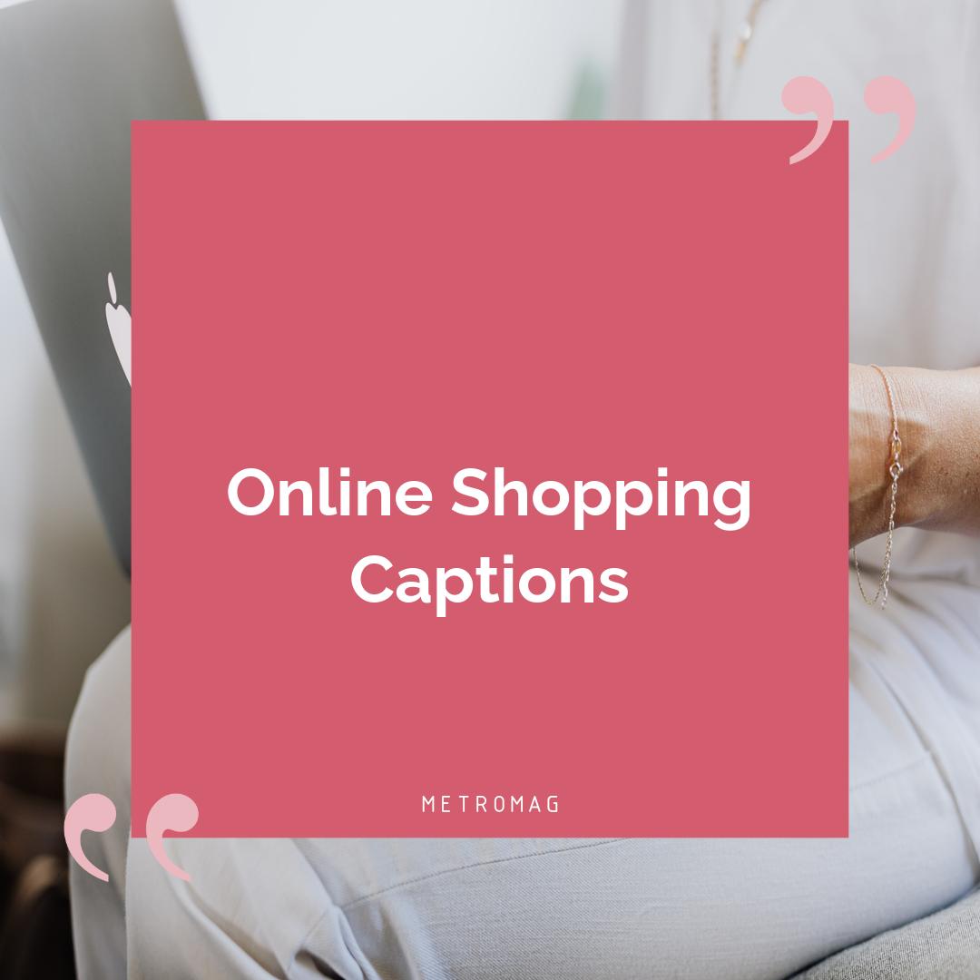 Online Shopping Captions