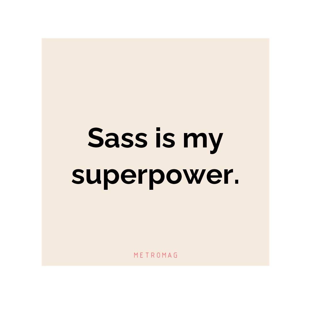 Sass is my superpower.