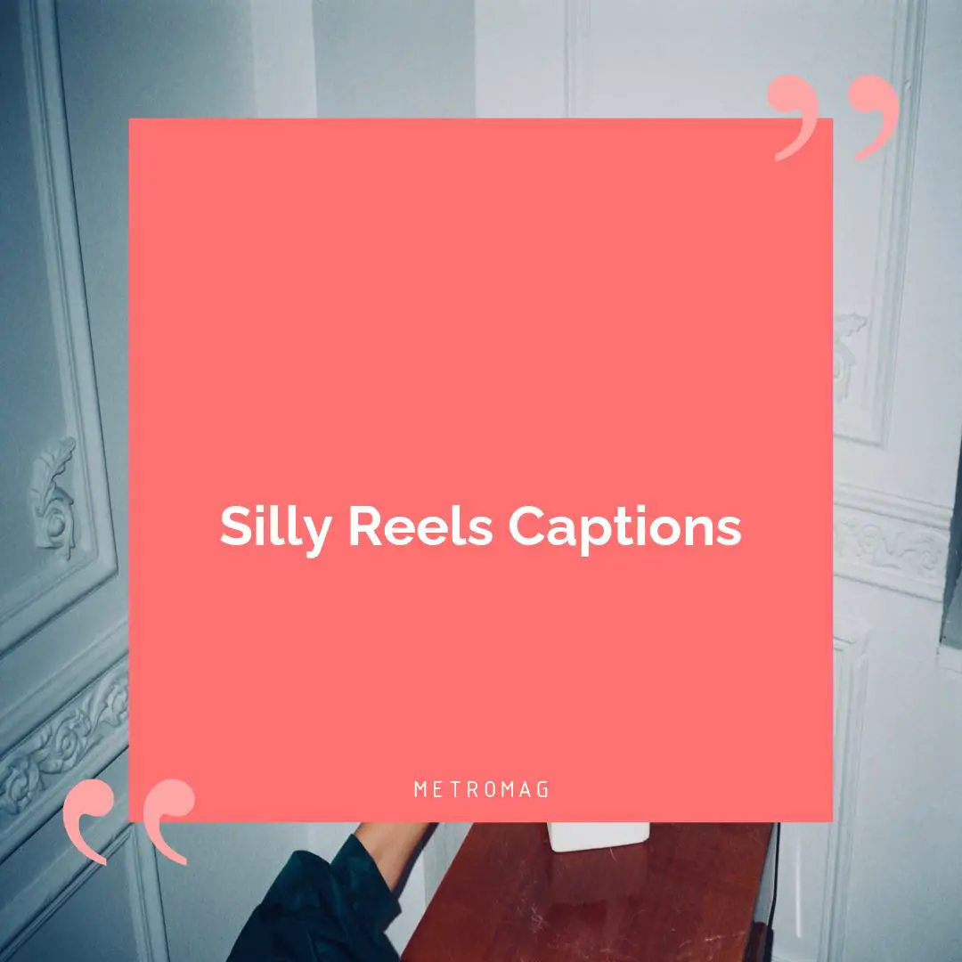 Silly Reels Captions