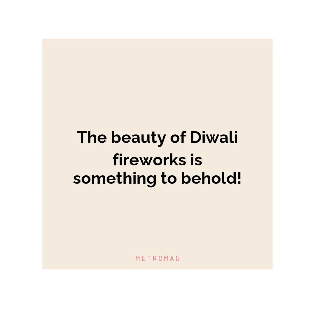 The beauty of Diwali fireworks is something to behold!