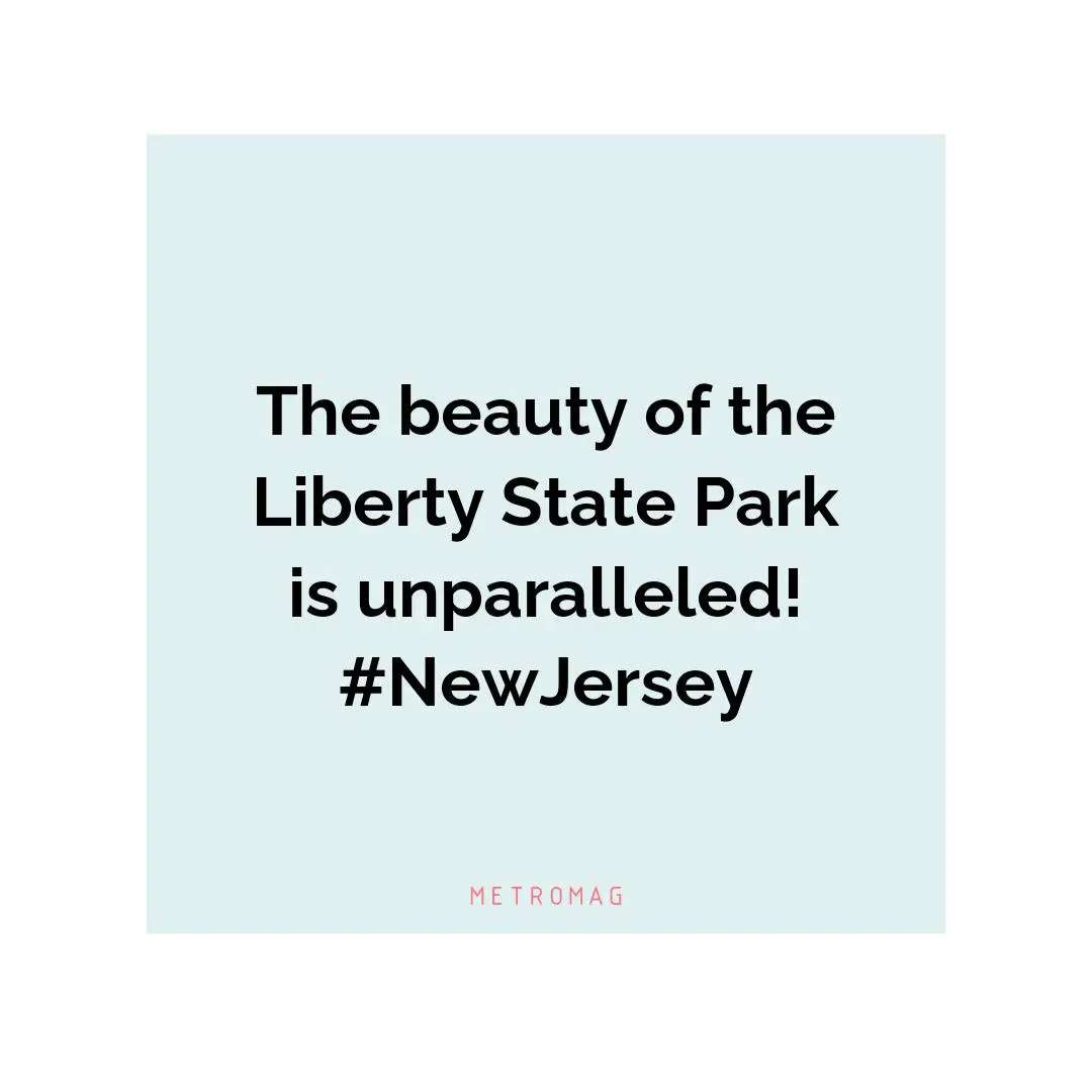 The beauty of the Liberty State Park is unparalleled! #NewJersey