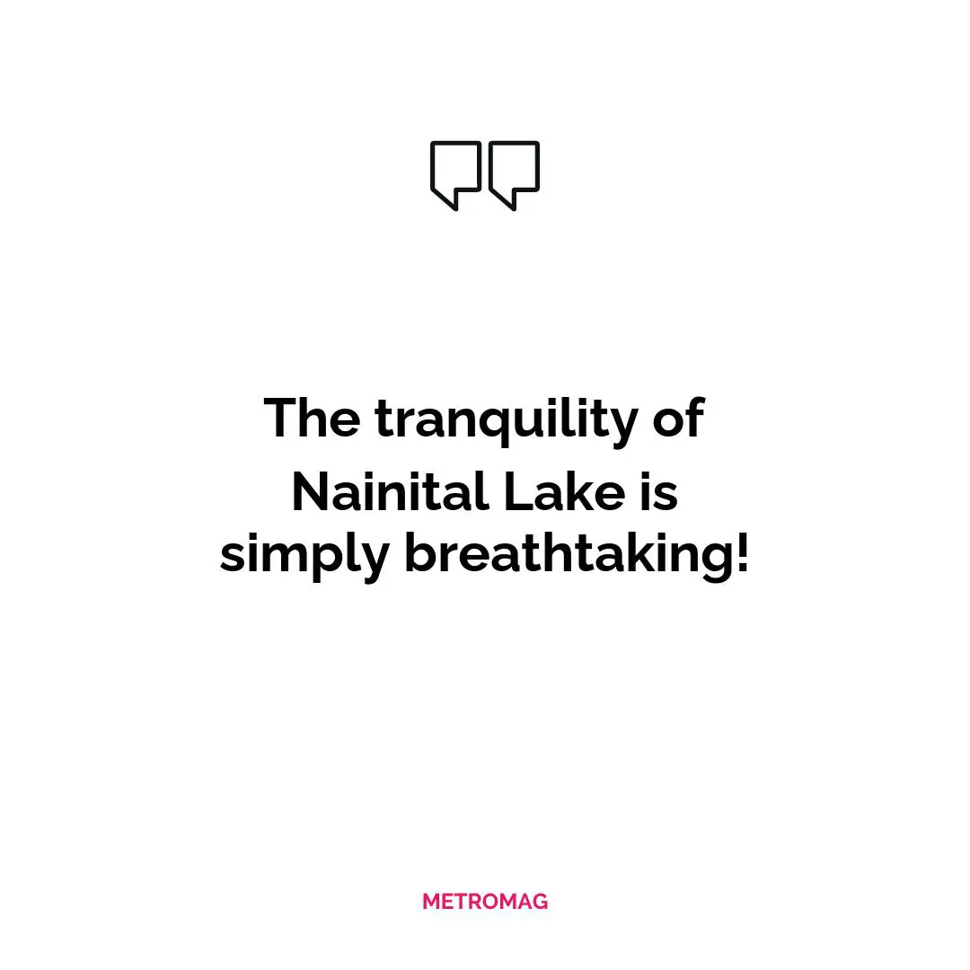 The tranquility of Nainital Lake is simply breathtaking!