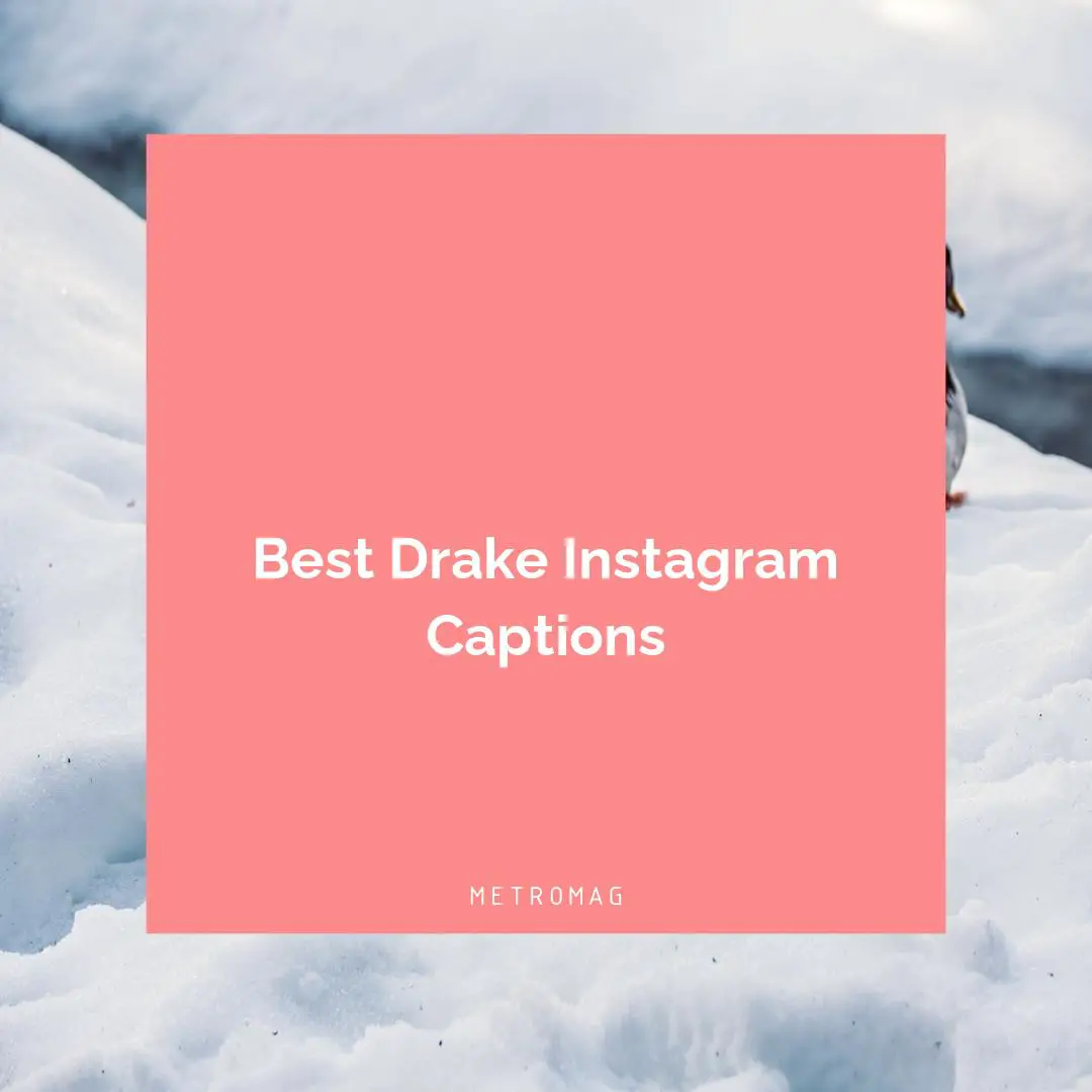 Best Drake Instagram Captions