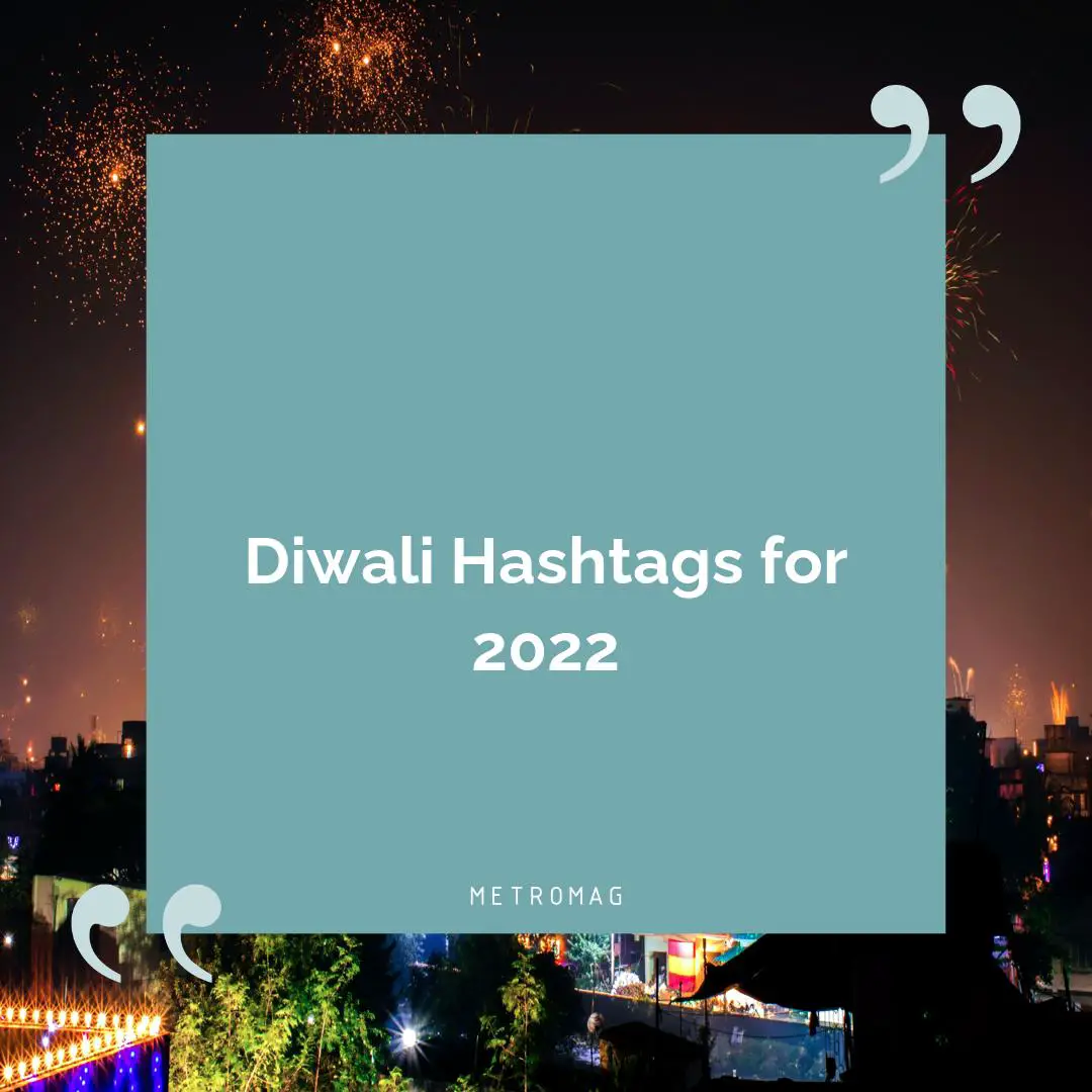 Diwali Hashtags for 2022