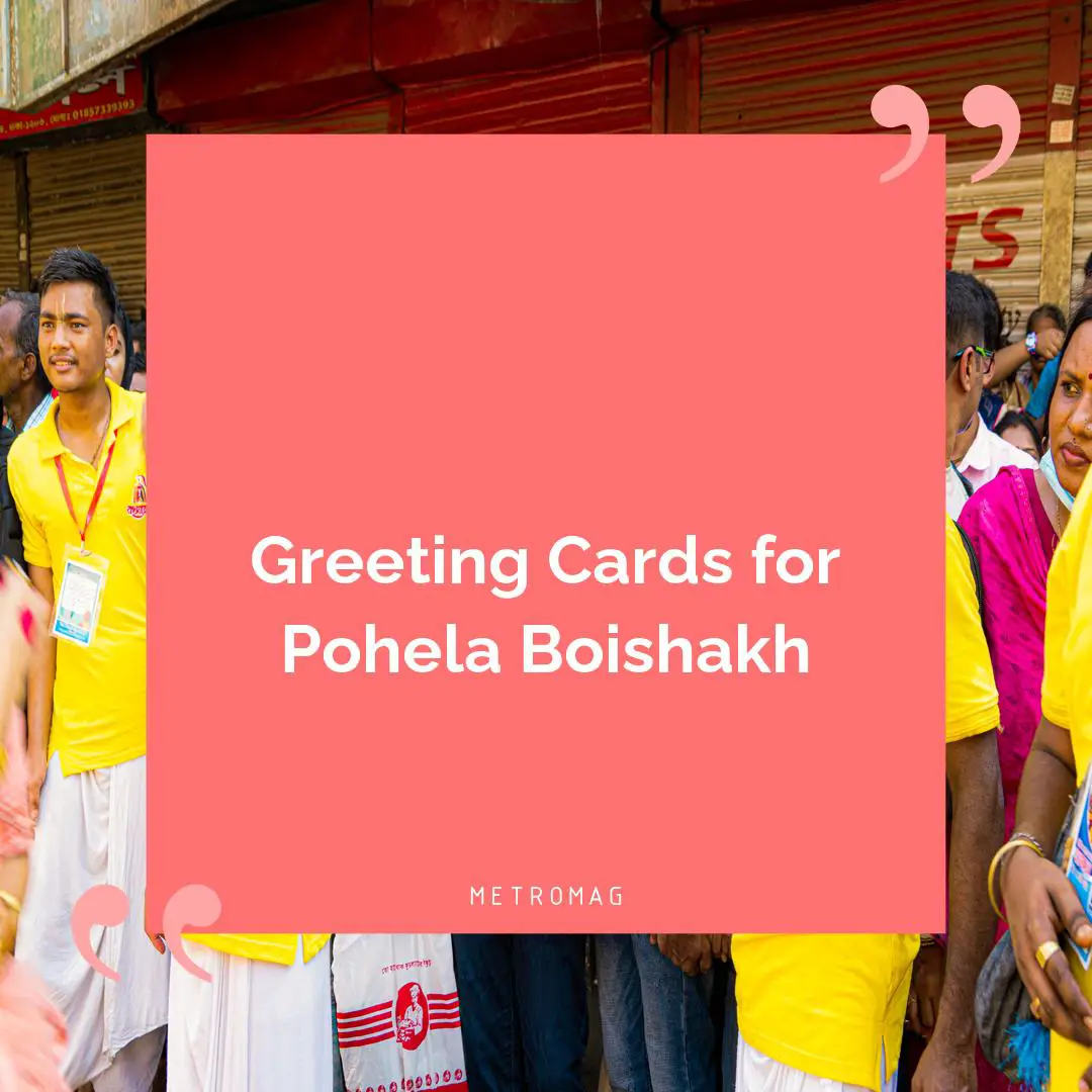 Greeting Cards for Pohela Boishakh