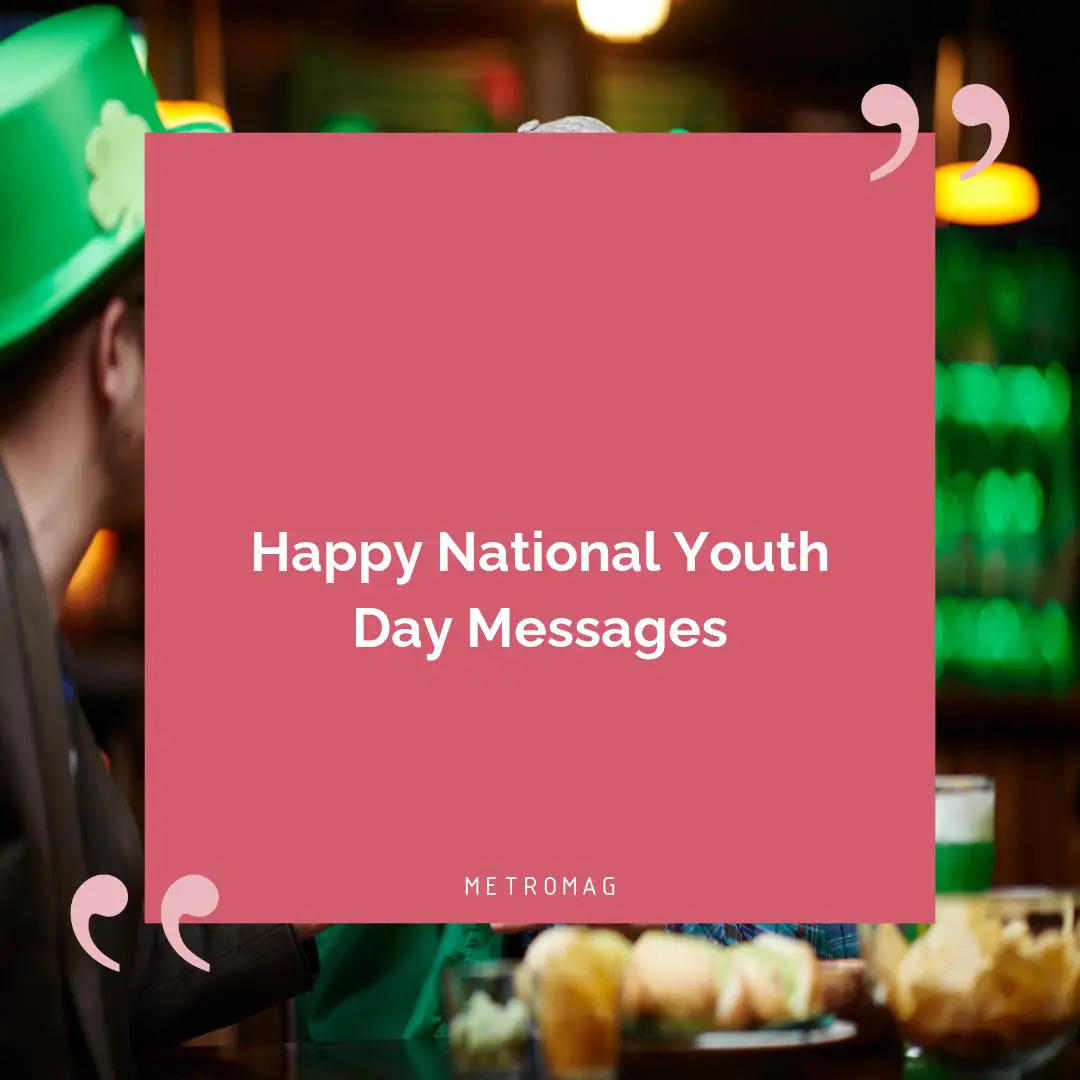 Happy National Youth Day Messages