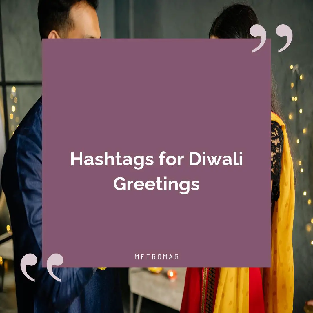 Hashtags for Diwali Greetings