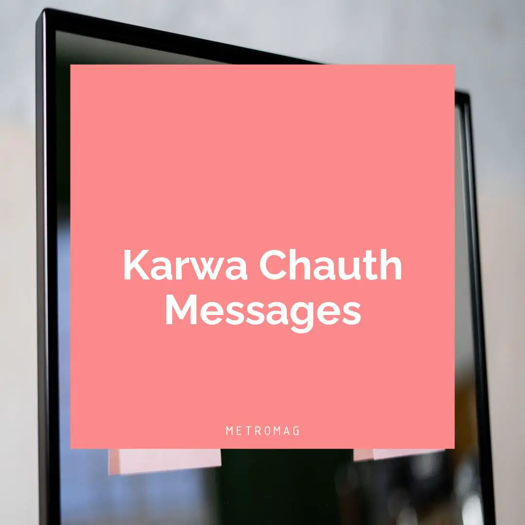 Karwa Chauth Messages