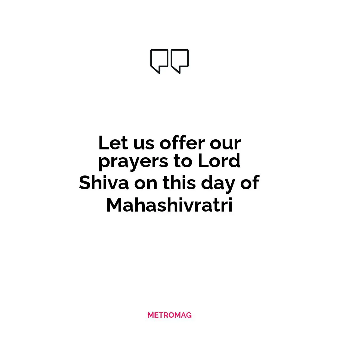 Let us offer our prayers to Lord Shiva on this day of Mahashivratri