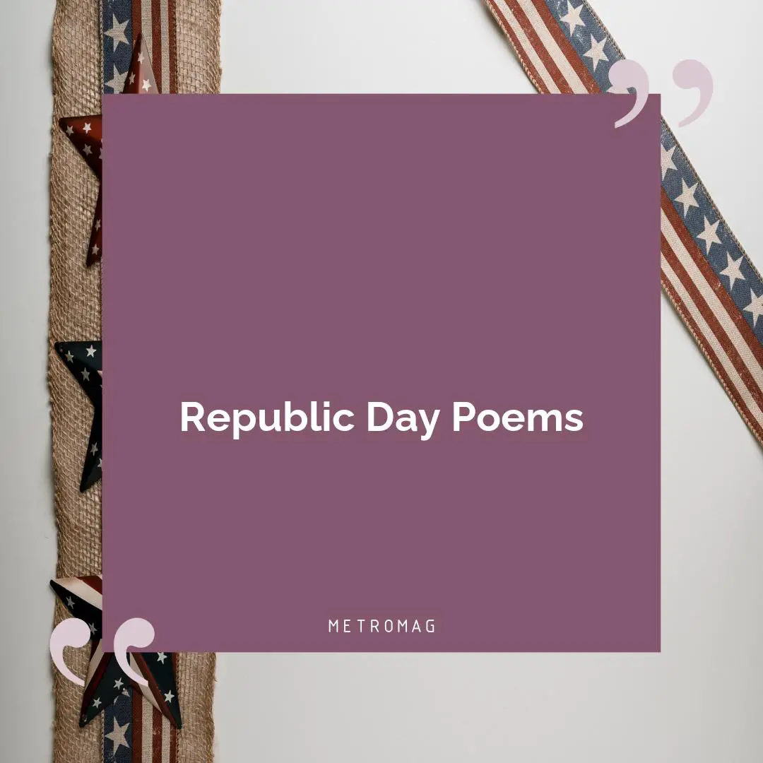 Republic Day Poems
