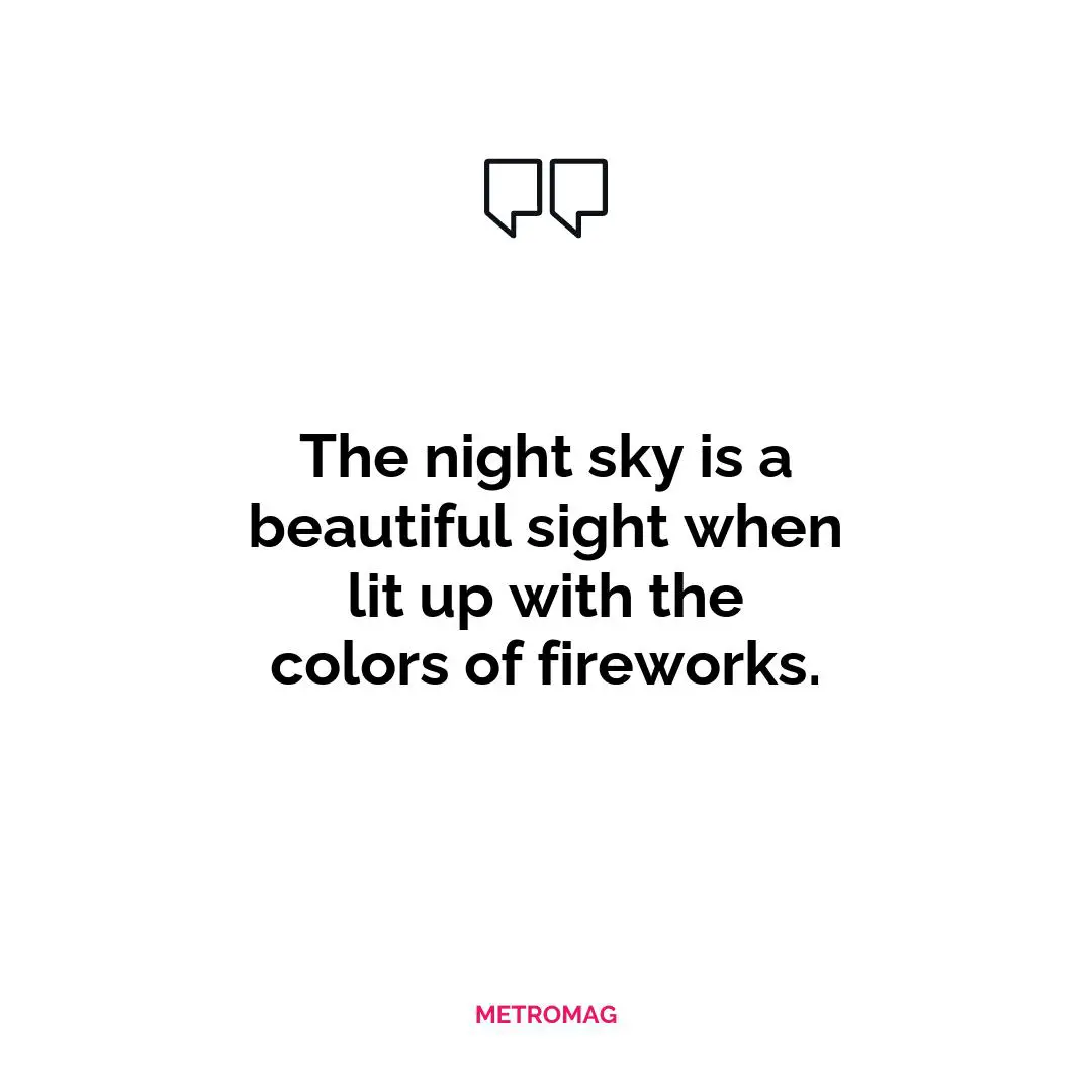 The night sky is a beautiful sight when lit up with the colors of fireworks.