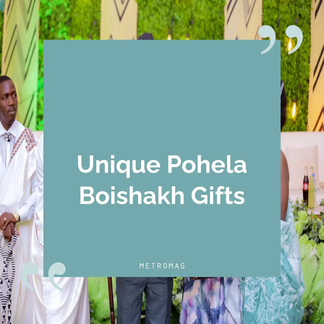 Unique Pohela Boishakh Gifts