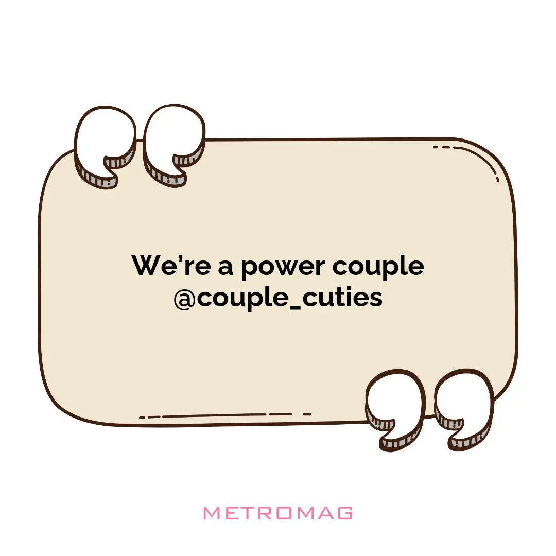 We’re a power couple @couple_cuties