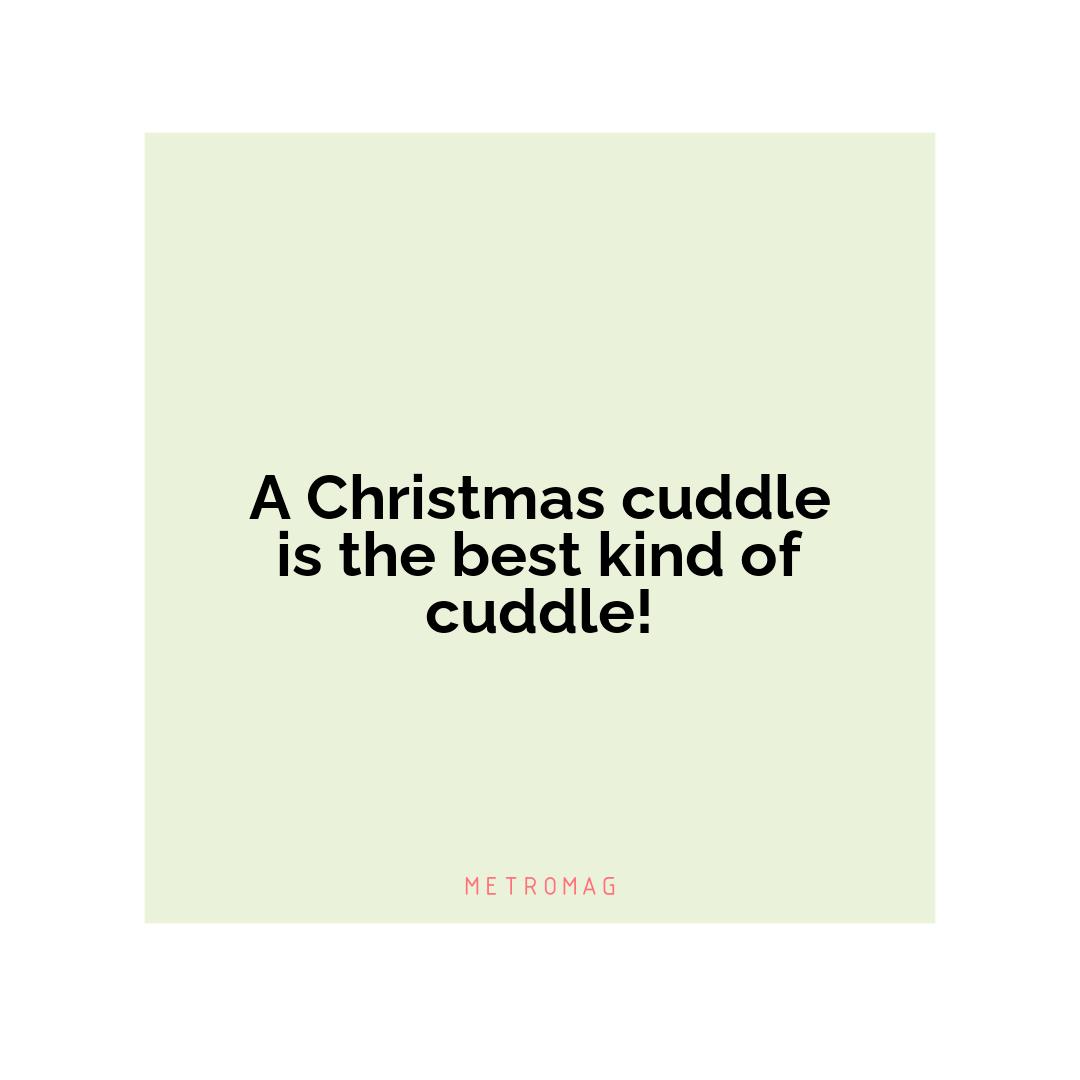A Christmas cuddle is the best kind of cuddle!