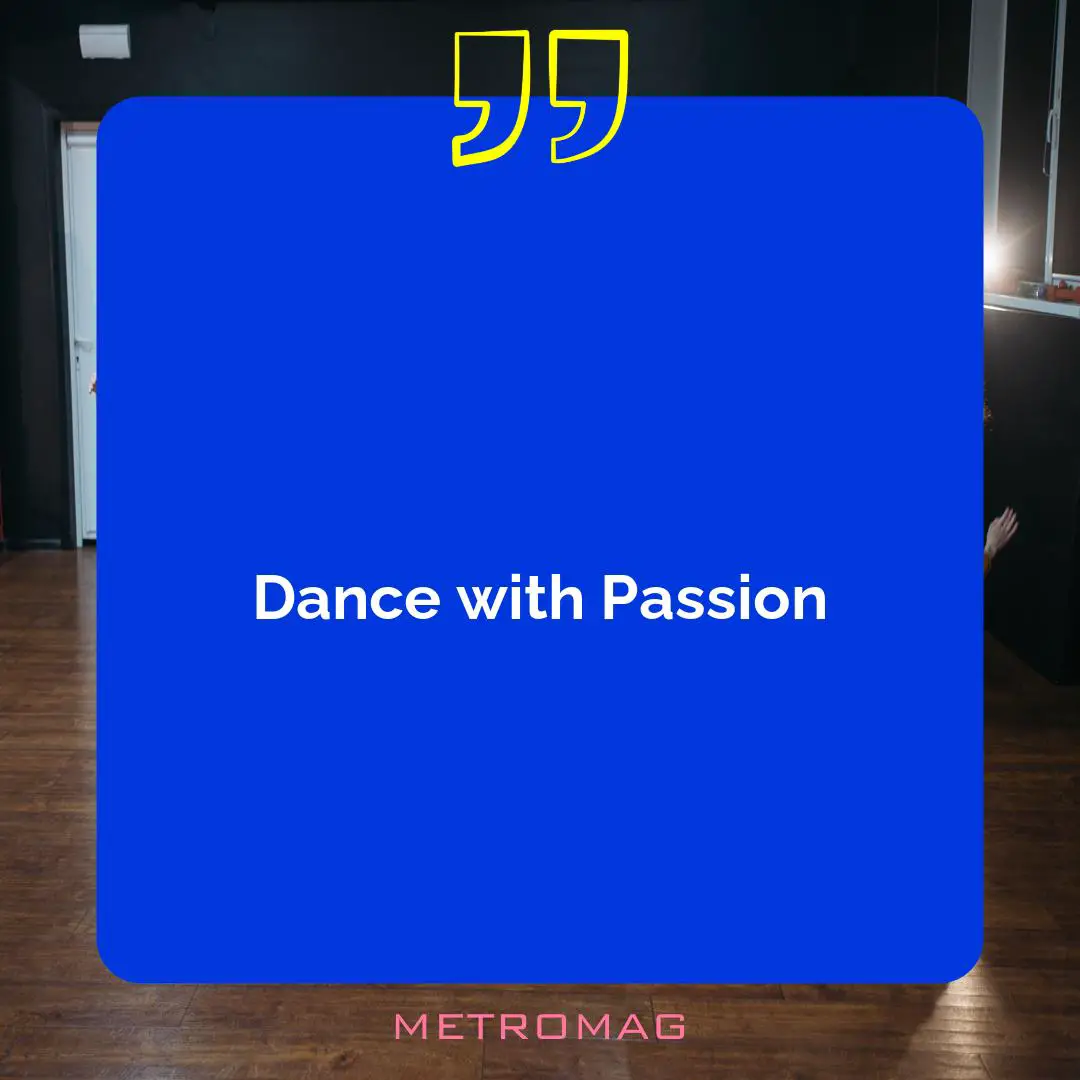 Dance with Passion