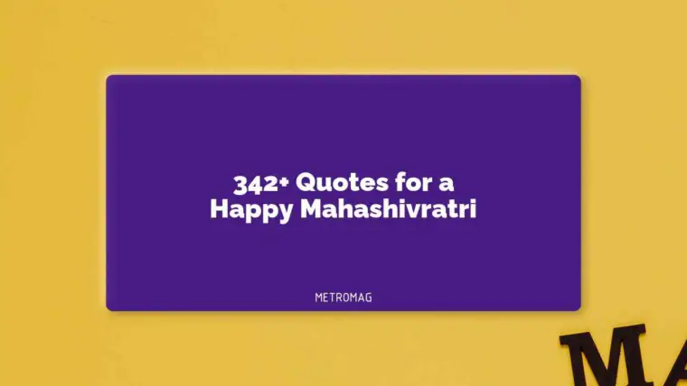 342+ Quotes for a Happy Mahashivratri