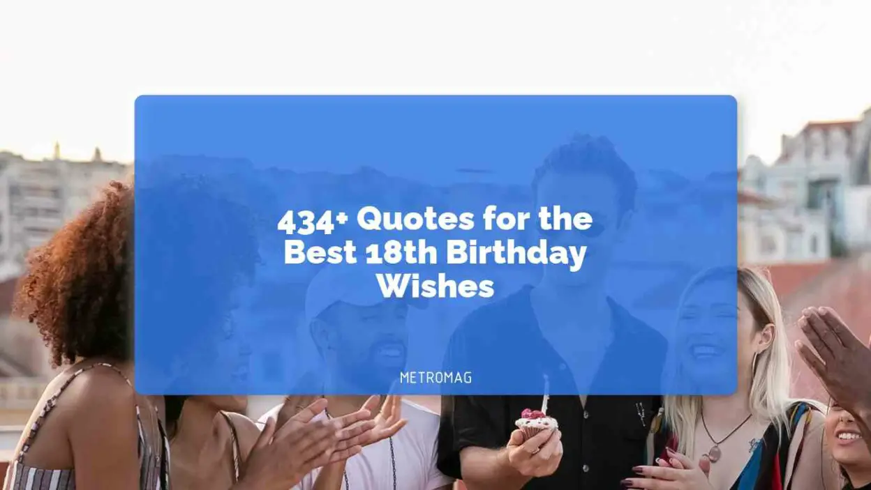 434+ Quotes for the Best 18th Birthday Wishes
