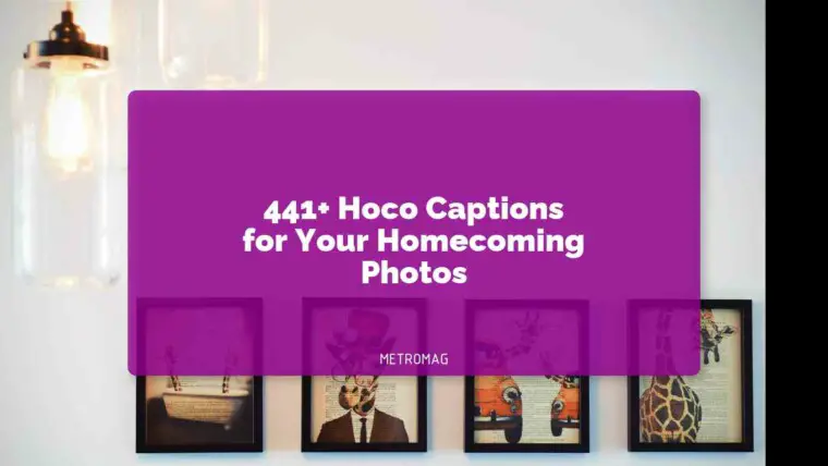 441+ Hoco Captions for Your Homecoming Photos