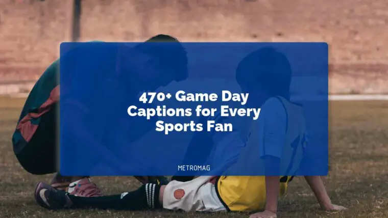470+ Game Day Captions for Every Sports Fan