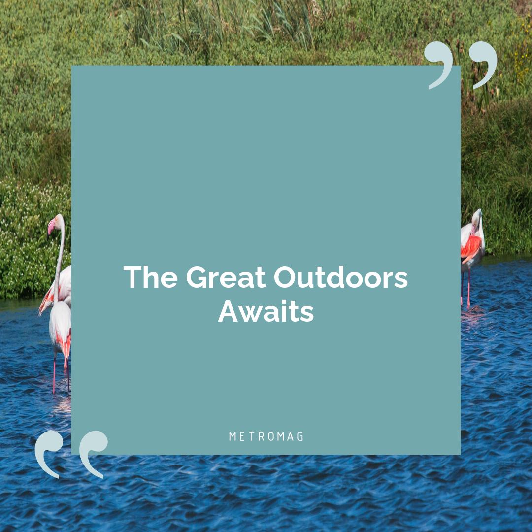 The Great Outdoors Awaits