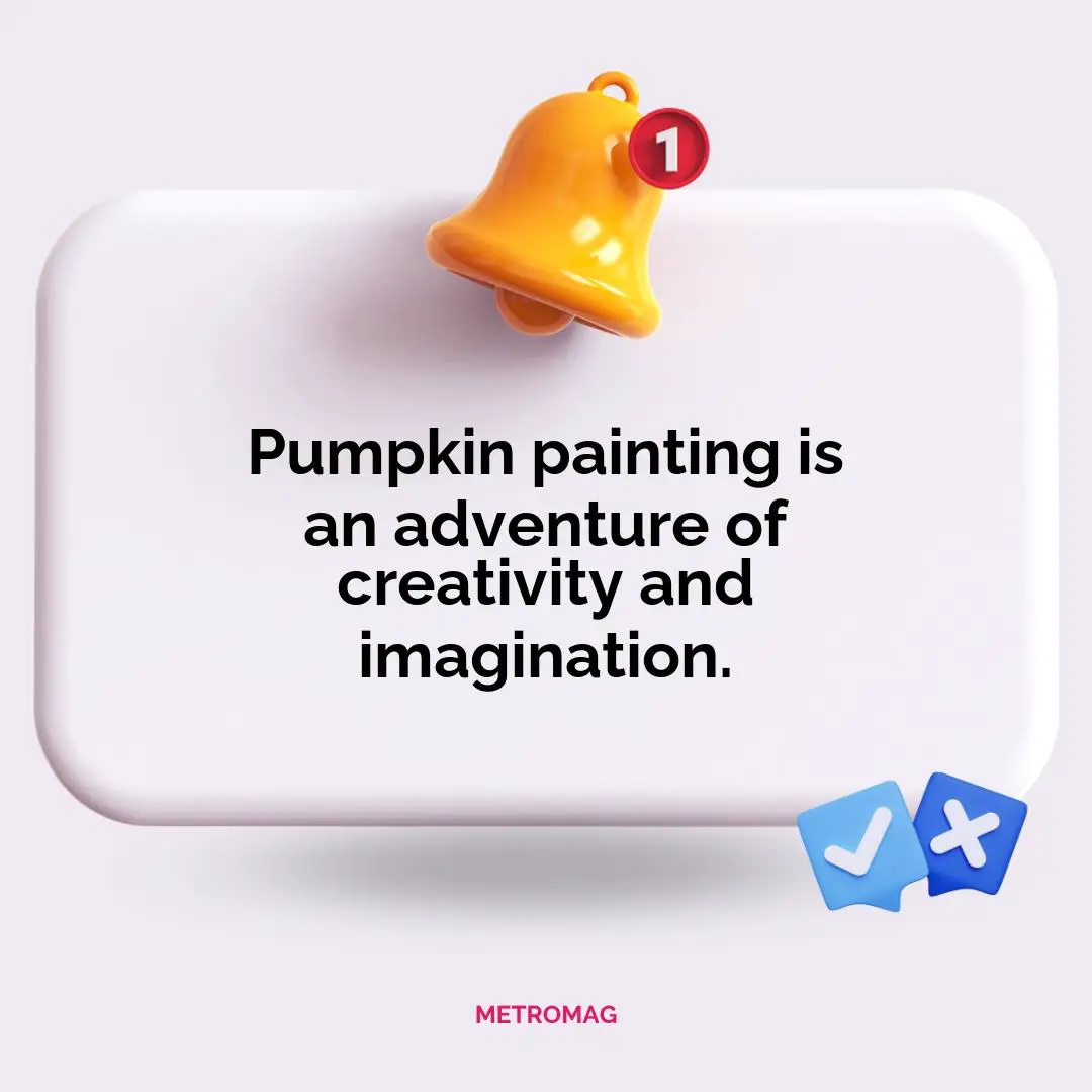 Pumpkin painting is an adventure of creativity and imagination.