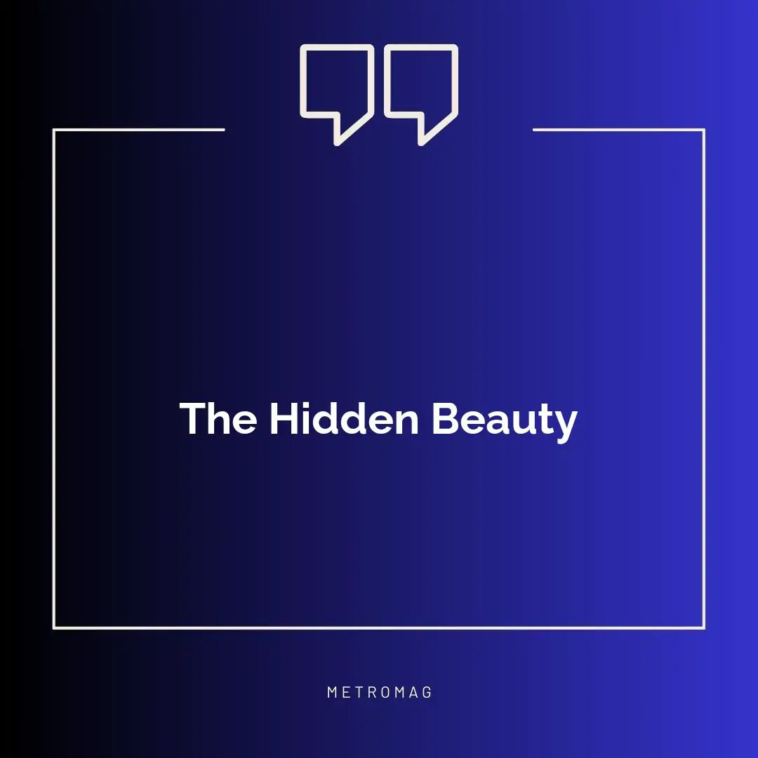 The Hidden Beauty