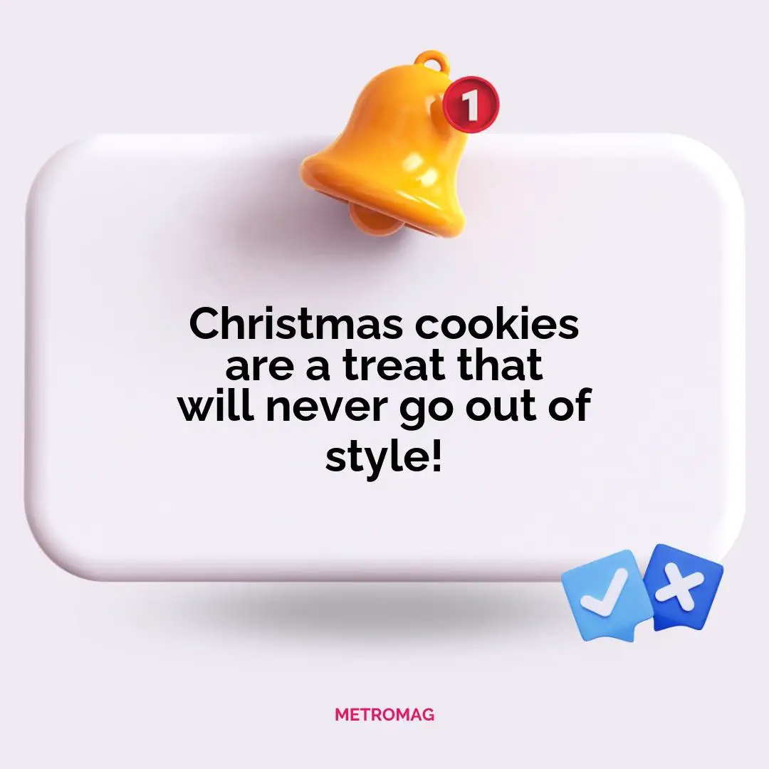 Christmas cookies are a treat that will never go out of style!